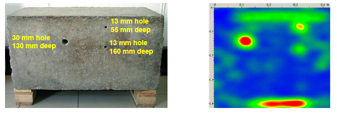 A1040 MIRA混凝土超声波成像仪, 混凝土块孔洞成像检测